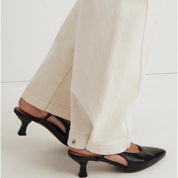 Madewell The Perfect Vintage Wide Leg Jeans Cream 28 - Picture 5 of 11